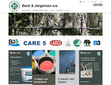 Tablet Screenshot of bj.dk